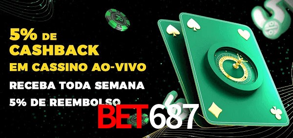 Promoções do cassino ao Vivo BET687